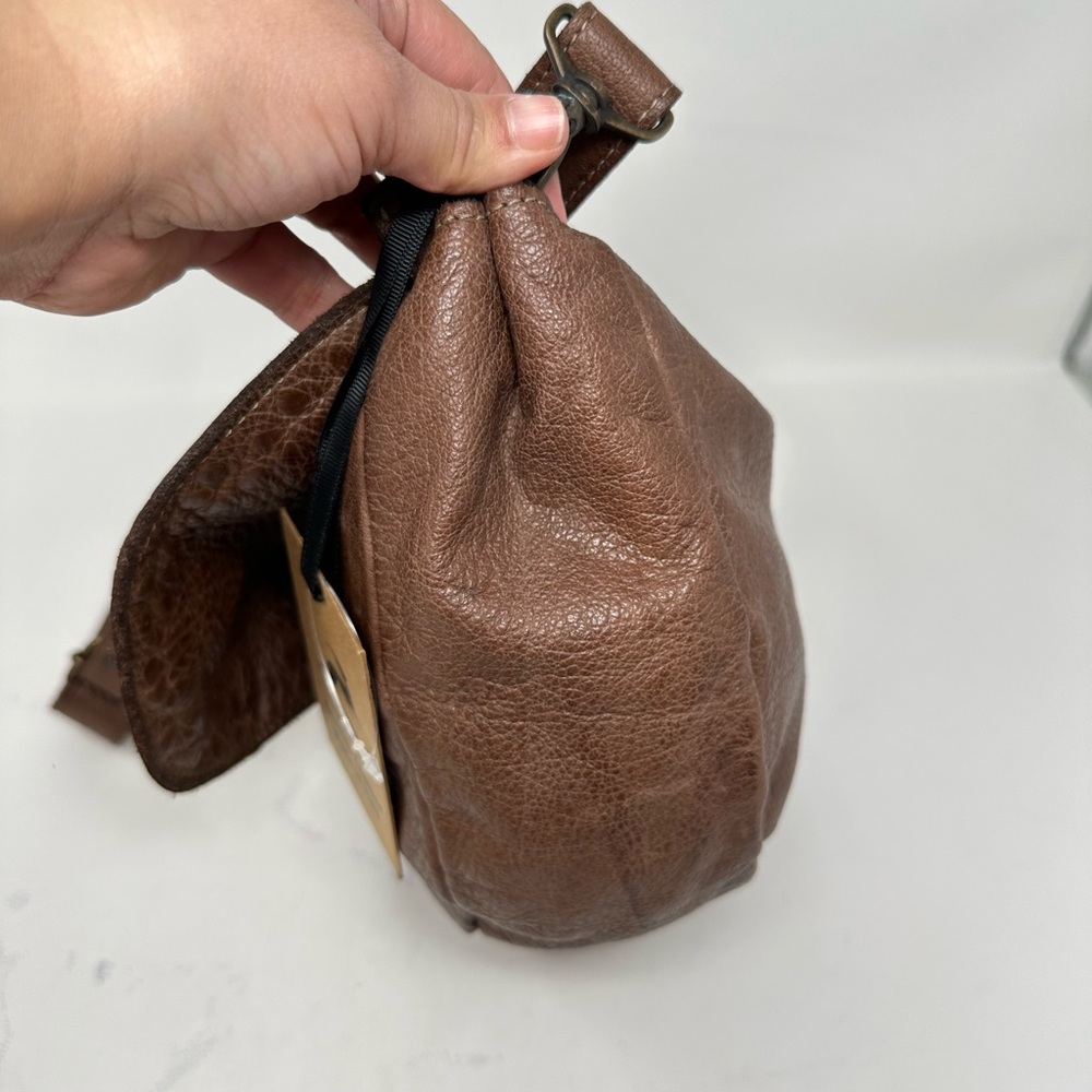 Wilsons Vintage Genuine Leather Medium Brown Satchel Purse - Picture 6 of 15